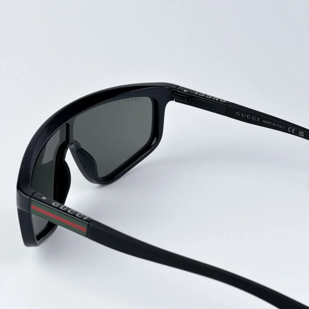 Gucci GG1736S 001 BRAND NEW Sunglasses Black Grey Unisex